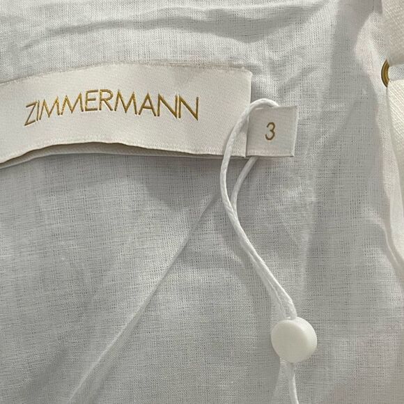 Zimmerman Harmony Swing Floral linen Minidress size 10 NWT $ 895.00 - Picture 8 of 12